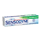 Sensodyne Toothpaste toothpaste for sensitive teeth and cavity prevention, fresh mint Left Picture